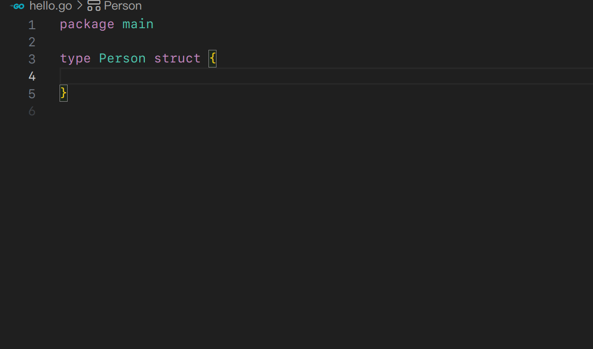 vscode补全结构体tag